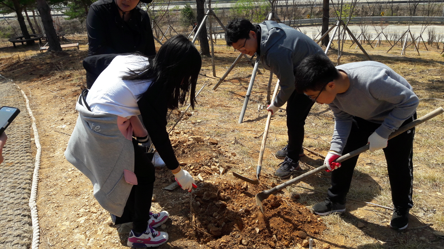 제74회 식목일 기념 숲속의 한반도 만들기 새산새숲 나무심기 행사 개최 이미지2